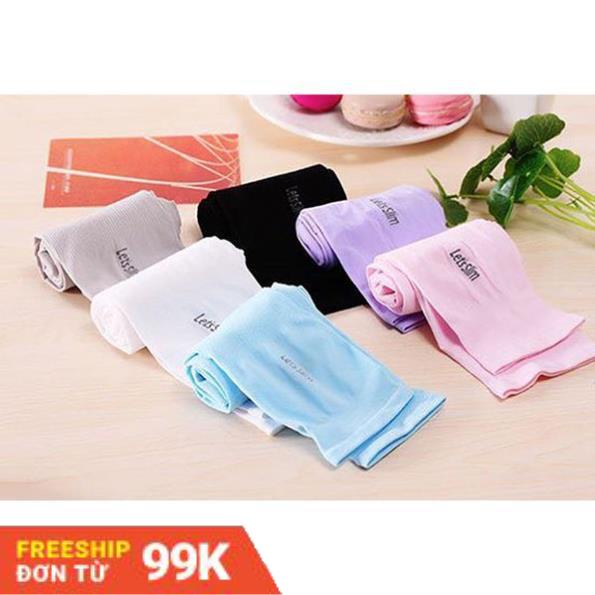 [Giảm 50%]  [Giá Sỉ] Găng tay chống nắng xỏ ngón Let's Slim
