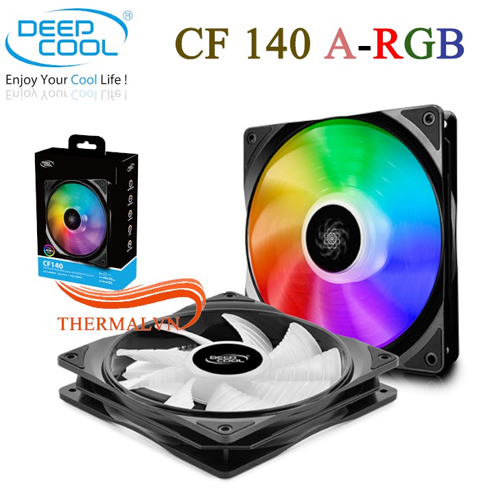 Quạt fan case 14cm ARGB DeepCool CF 140 – 2 in 1