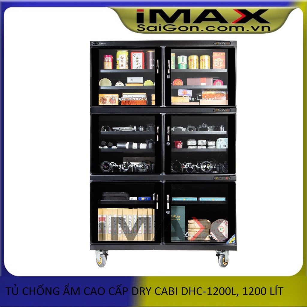 TỦ CHỐNG ẨM CAO CẤP DRY CABI DHC1200L, 1200 LÍTHàng chính hãng