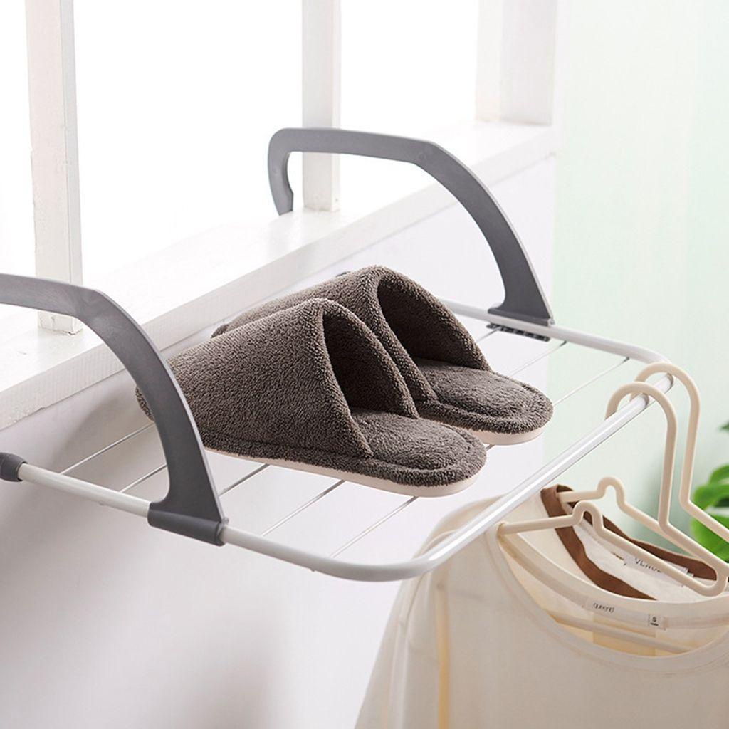 Giá Đỡ Treo Quần Áo 5 Thanh Trượt Bằng Kim Loại Tùy Chỉnh Tiện Dụng