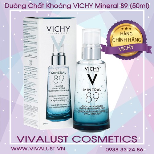 Dưỡng Chất Khoáng Cô Đặc Giúp Phục Hồi Và Bảo Vệ Da VICHY Mineral 89 (50ml)