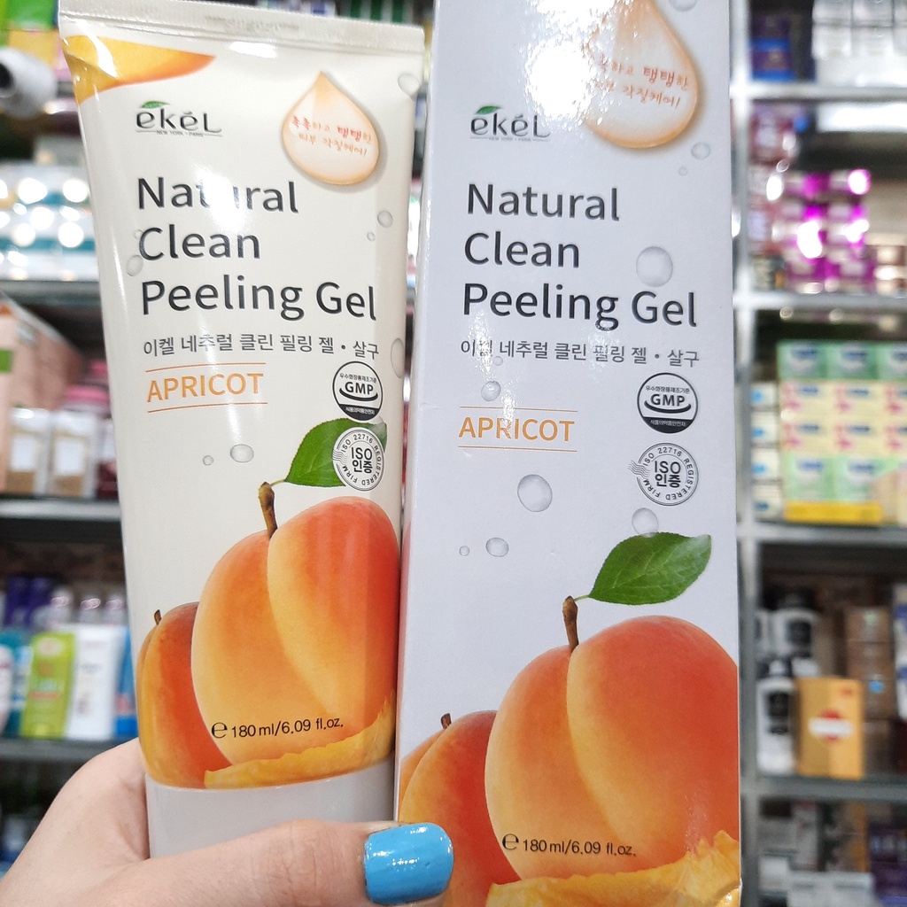 Tẩy tế bào chết quả mơ Ekel Natural Clean Peeling Gel Apricot 180ml