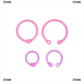 ZTHOME 1 Box Plastic Ring Binder for Spiral Notebook Diary Loose Leaf Book Binding DIY