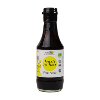 Nước tương hữu cơ lumlum organic soy sauce, chai 200ml - nước tương đậu nành hữu cơ - xì dầu hữu cơ