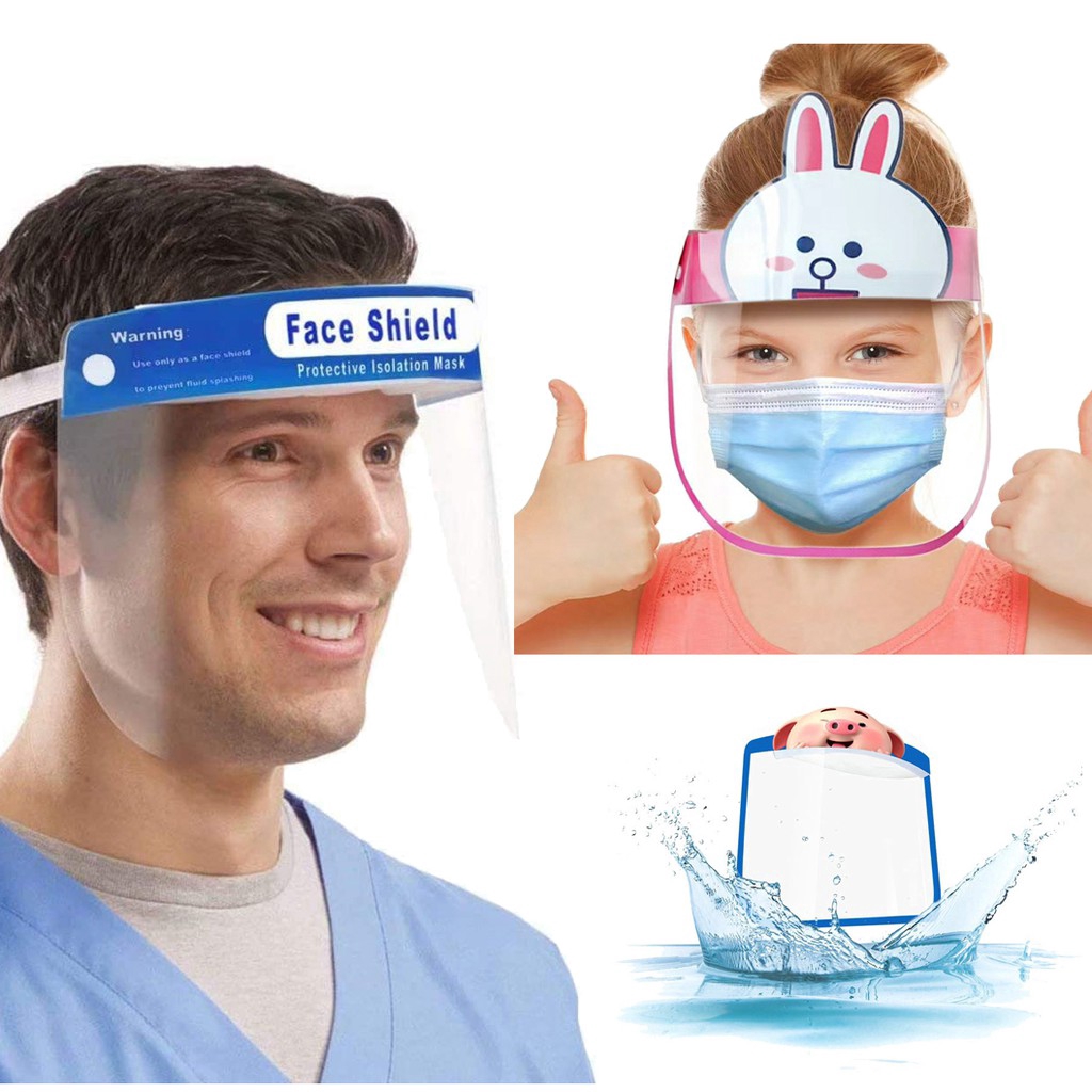 (Hàng Mới Về) Khẩu Trang Bảo Vệ Mặt Và Mắt Trong Suốt Thoải Mái Và Thoải Mái-oll