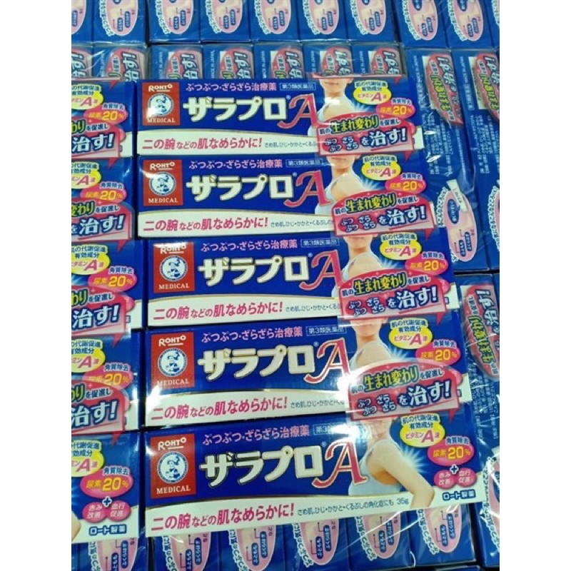 nội địa Nhật - Kem viêm nang lông Rohto Zaraporo 35g