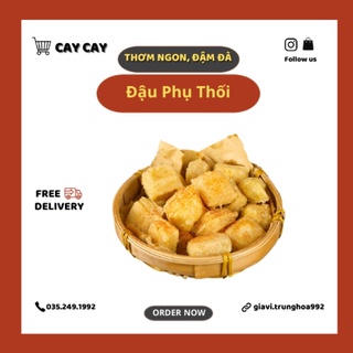 Đậu phụ thối/đậu ngậy hộp 20 miếng vuông, đặc sản trung hoa