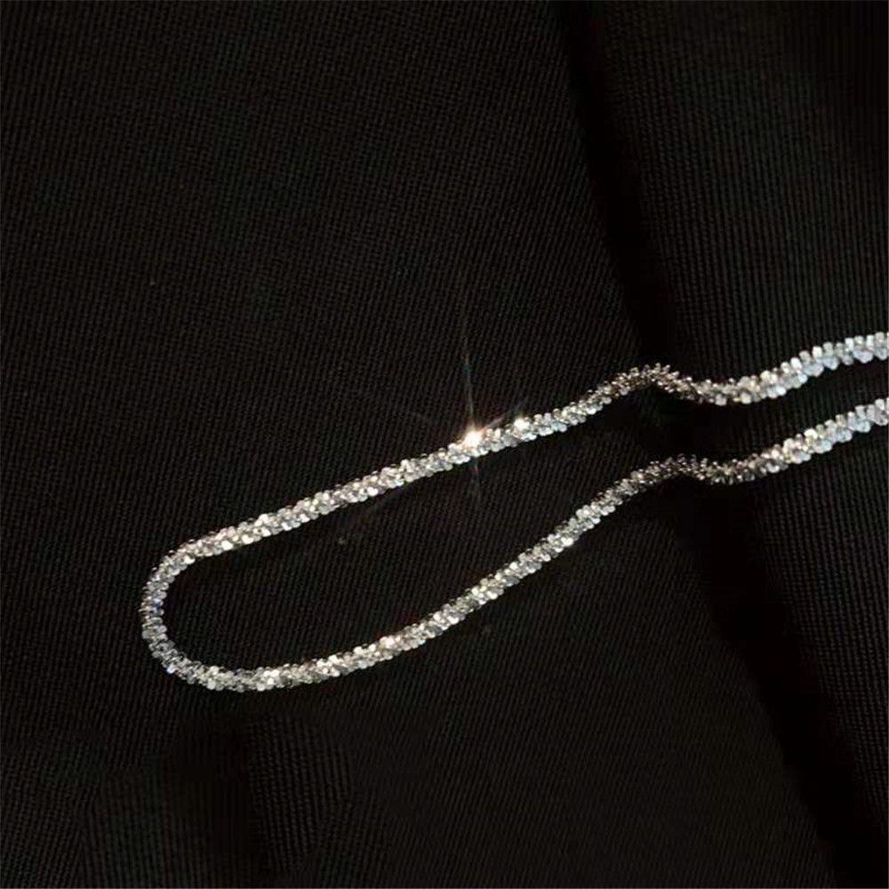 Vòng Cổ Choker Lấp Lánh Thời Trang Cho Nữ OSIER1|Dây Chuyền Xương Quai Xanh Màu Sắc