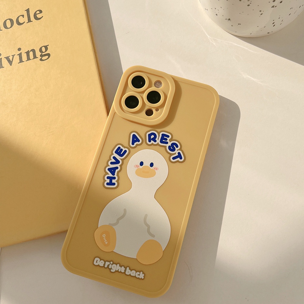 ốp iphone 11 Ốp điện thoại TPU mềm hình chú vịt dành cho IPHONE 11PRO MAX X XR XSMAX 7 8PLUS SE 2020 12PROMAX 12MINI 13PROMAX 13MINI