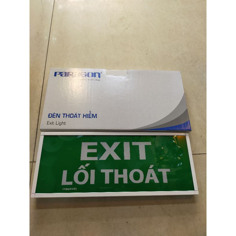Đèn exit paragon,đèn thoát hiểm, đèn dẫn nối chính hãng Paragon