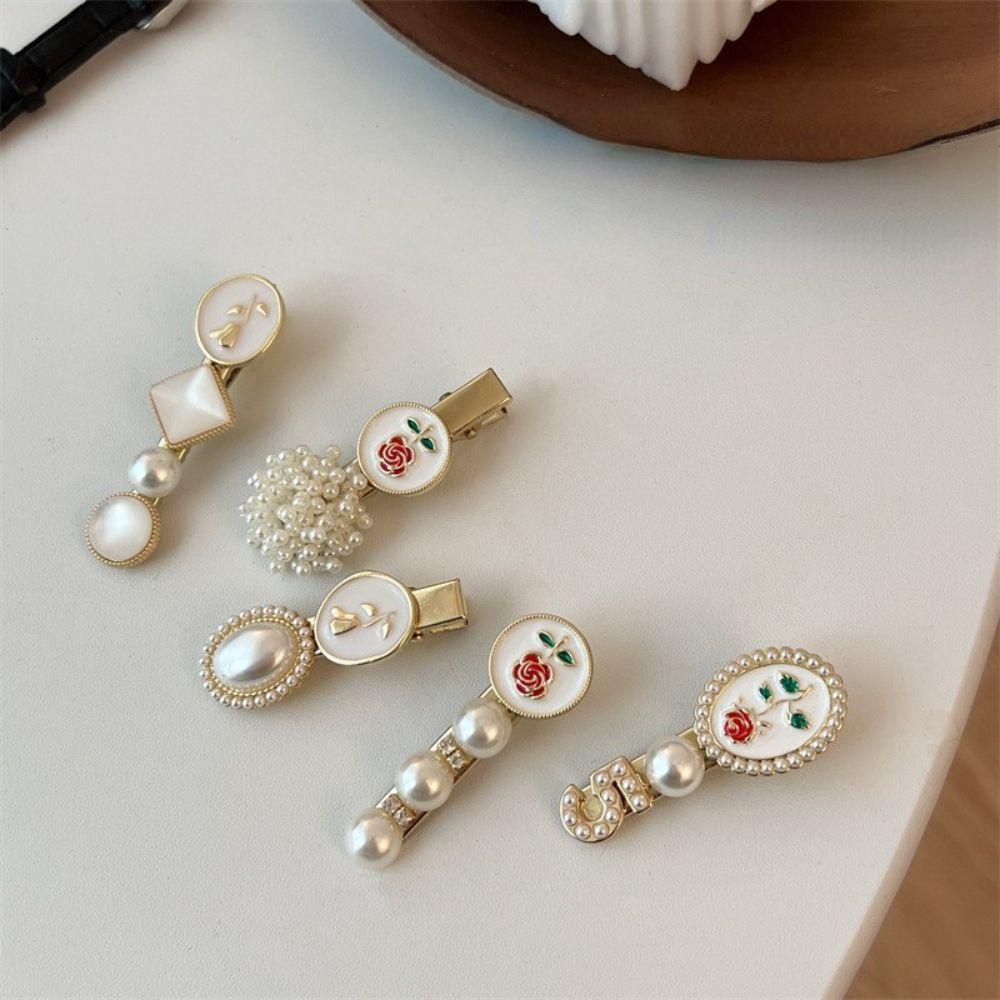 Kẹp Tóc Mỏ Vịt VANES1 Phong Cách Baroque