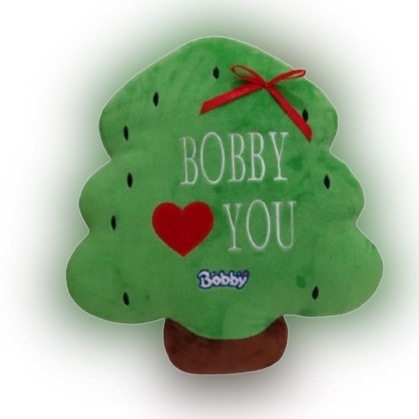 Gối bông cây thông Noel - quà tặng bỉm bobby