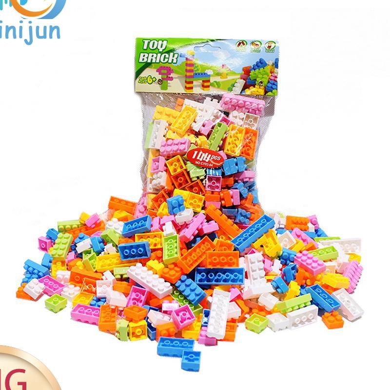 Bộ 144 khối nhựa xếp hình cho bé