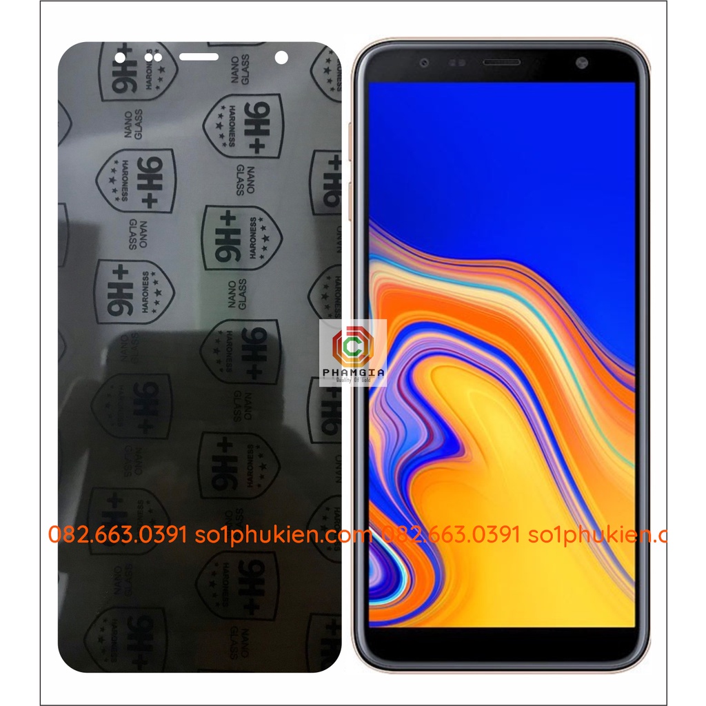 Dán cường lực Samsung J3 2015/ J3 2016 / J3 pro /J4 core /J4 2018 / J4 Plus / J4 Prime dẻo nano chống nhìn trộm
