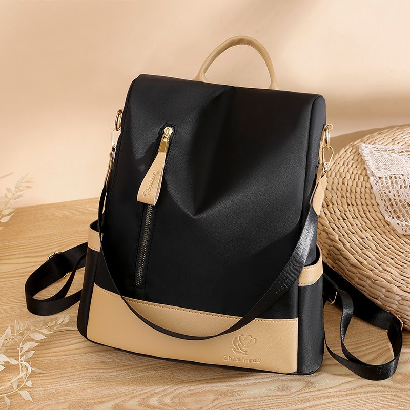 Balo Nữ Đi Học, Balo Du Lịch Ngoài Trời LUXYL Vải Oxford Phong Cách Thời Trang Hàn Quốc BL003