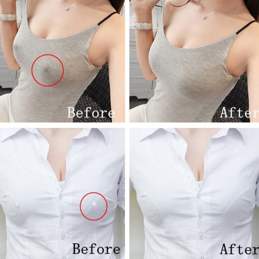 Set 2 Miếng Dán Nhũ Hoa silicon cao cấp loại 1 tàng hình diện đồ sexy QUINN BRA AB280 - Áo Lót che ti đầu ngực siêu dính