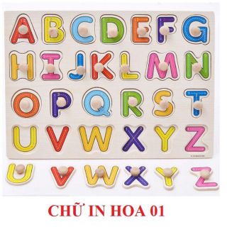 Combo Đồ chơi xếp ghép hình bảng gỗ cầm loại to 22×30cm
