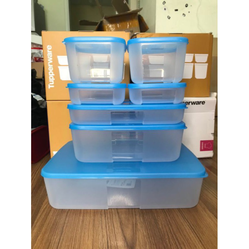 Set 7 hộp ngăn đông tupperware ♥️ bộ trữ đông ♥️ tup