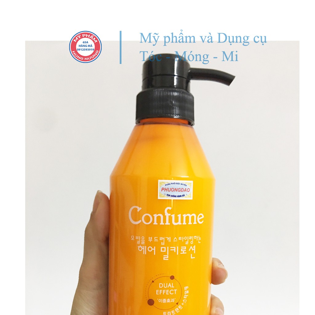 Dầu Xả khô dưỡng và tạo kiểu Tóc Confume Cao cấp Hàn Quốc 400ml