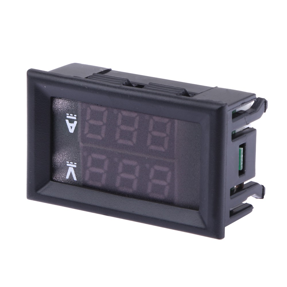 Vôn kế kiêm ampe kế 100V 10A màn hình kỹ thuật số đa năng tiện dụng