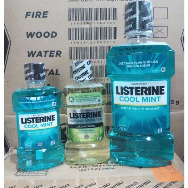 Nước Xúc Miệng Listerine 250ml -750ml hàng chính hãng