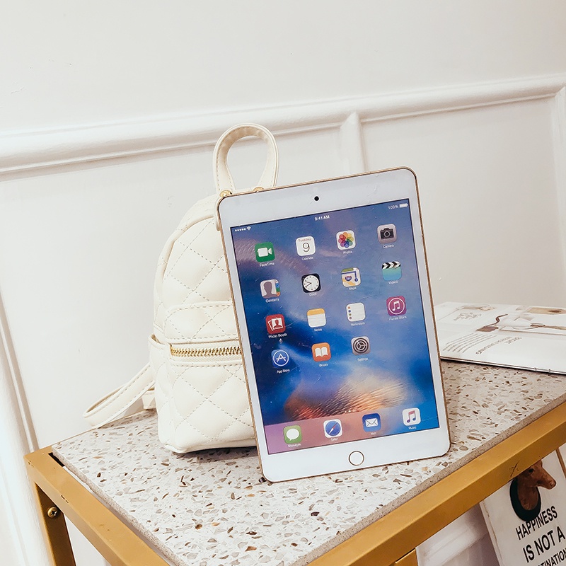 Ba lô CHUWANGLIN bằng da PU nhỏ gọn thời trang cho nữ