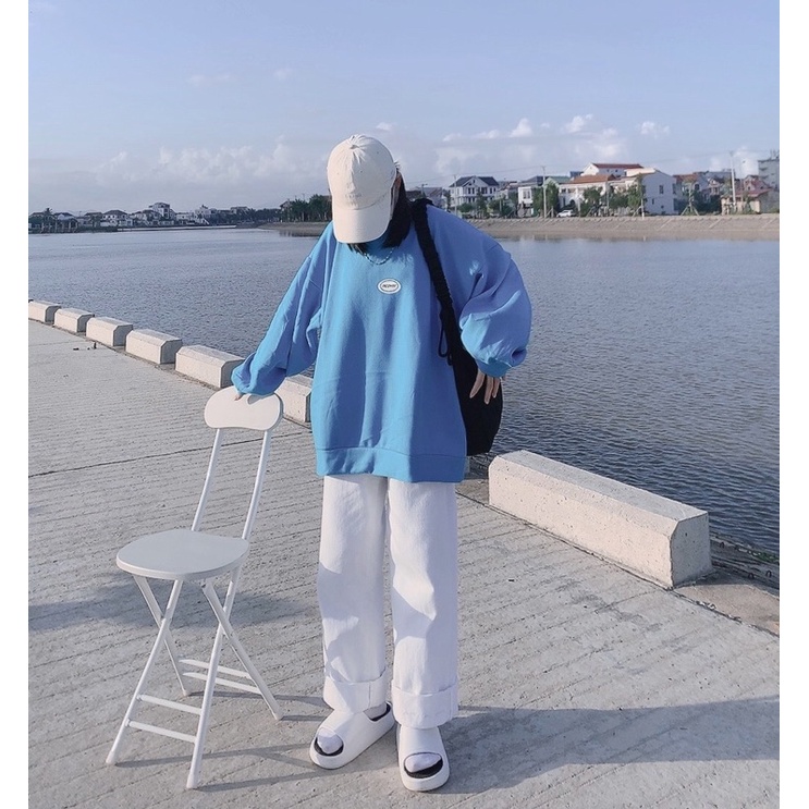 [ ẢNH THẬT ] ÁO SWEATER NCOVER (4 MÀU) FORM RỘNG TAY BỒNG | BigBuy360 - bigbuy360.vn