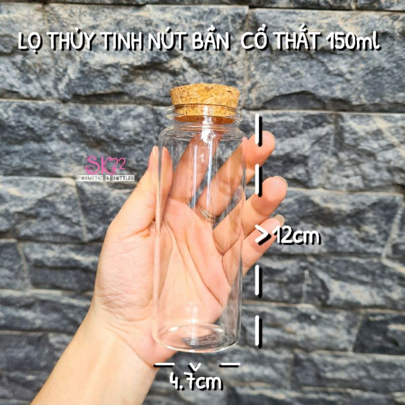 COMBO LỌ THỦY TINH NÚT BẦN