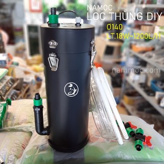 Lọc DIY NAMOC Fi114-8.5W | Fi140-18W - Full Phụ Kiện ☘ Lọc Thùng Chế Cho Bể Cá Cảnh, Bể Thuỷ Sinh