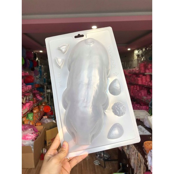 Khuôn Nhựa khuôn động vật Làm Thạch Vĩ Heo Quay Gà Quay