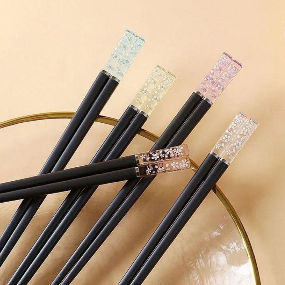 1 5 Đôi Đũa Chống Trượt Kháng Khuẩn Phong Cách Nhật Bản