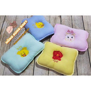 Gối sơ sinh cotton lõm