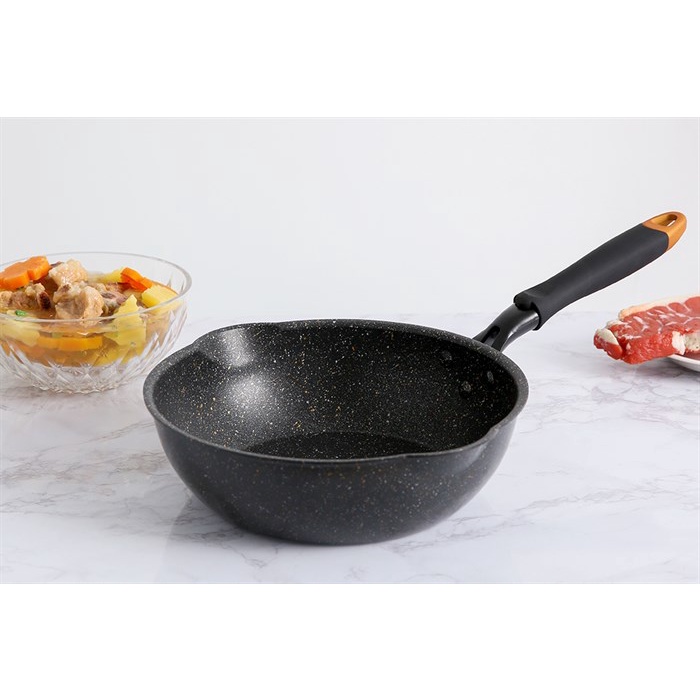 Chảo nhôm sâu chống dính đáy từ 24cm Kangaroo KG662S