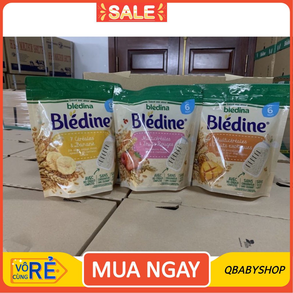 Bột ngũ cốc - Bột lắc sữa Bledina hoa quả 200g date t9/2021