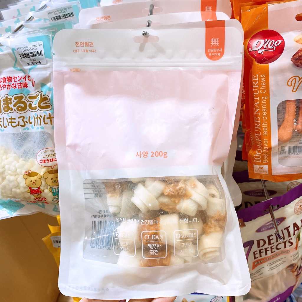 xương yaho gặm sạch răng/ Pedigree/ da bò cho chó