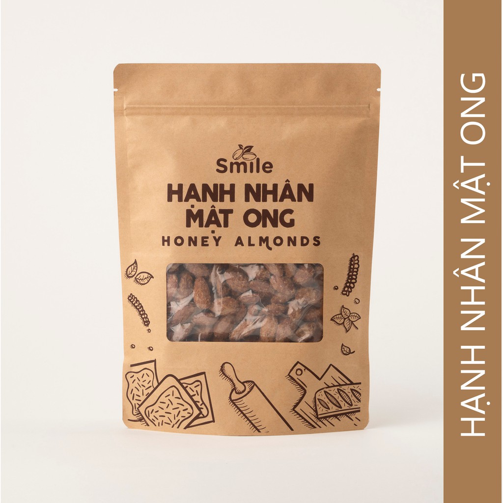 Hạnh nhân mật ong gói 250Gram - SmilePlanty