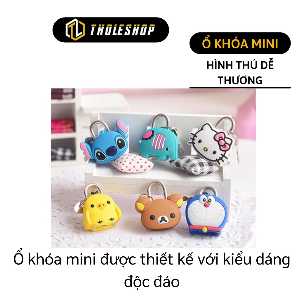 Ổ Khóa Vali - Ổ Khóa Hành Lý, Balo, Túi Xách Mini Chống Trộm Hình Thú Dễ Thương 5666