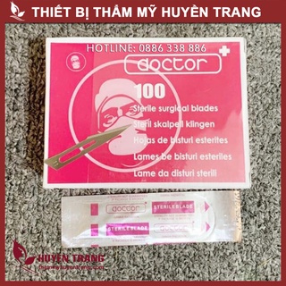 Dao Rạch Mụn Sắc Bén Kaito/ Doctor Số 11 Hộp 100 cái - Thẩm Mỹ Huyền Trang