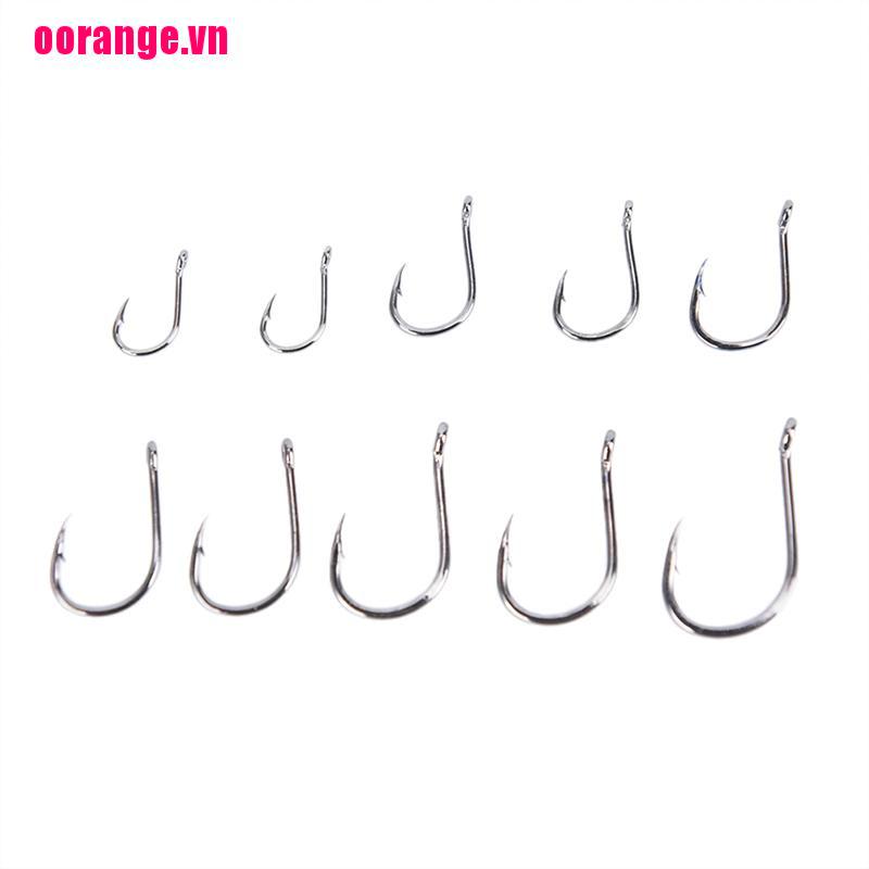 Bộ 100 Móc Câu Cá Bằng Thép Không Gỉ Cao Cấp