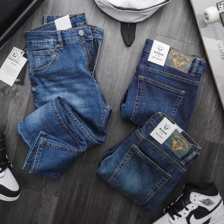 Quần jean nam BS form shinky 02 màu xanh - mẫu mới 2019