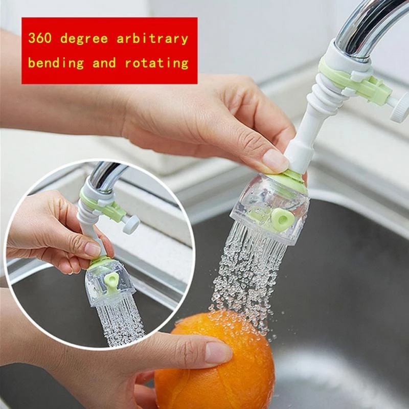 Đầu nối dài vòi nước xoay 360 độ tiết kiệm nước tiện dụng