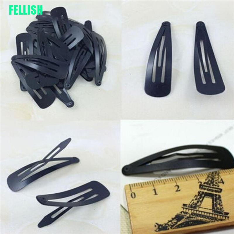 Set 10 Kẹp Tóc Kim Loại Kiểu Dáng Đơn Giản Tiện Dụng Cho Nữ