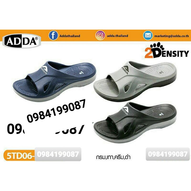 Dép đúc nguyên khối Thái Lan Adda chính hãng dành cho nam