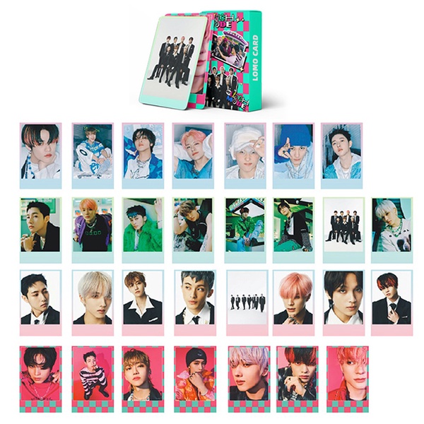 Hộp 30 Tấm Thẻ Ảnh Nhóm Nhạc BTS 2022 ENHYPEN BLACKPINK Stray Kids EXO TWICE TXT NCT Dream Aespa