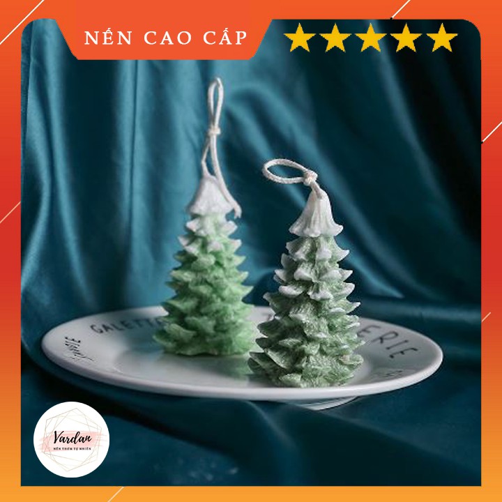 [Hàng mới] Nến thơm Giáng sinh hình cây thông Noel để trang trí noel handmade - Vardan