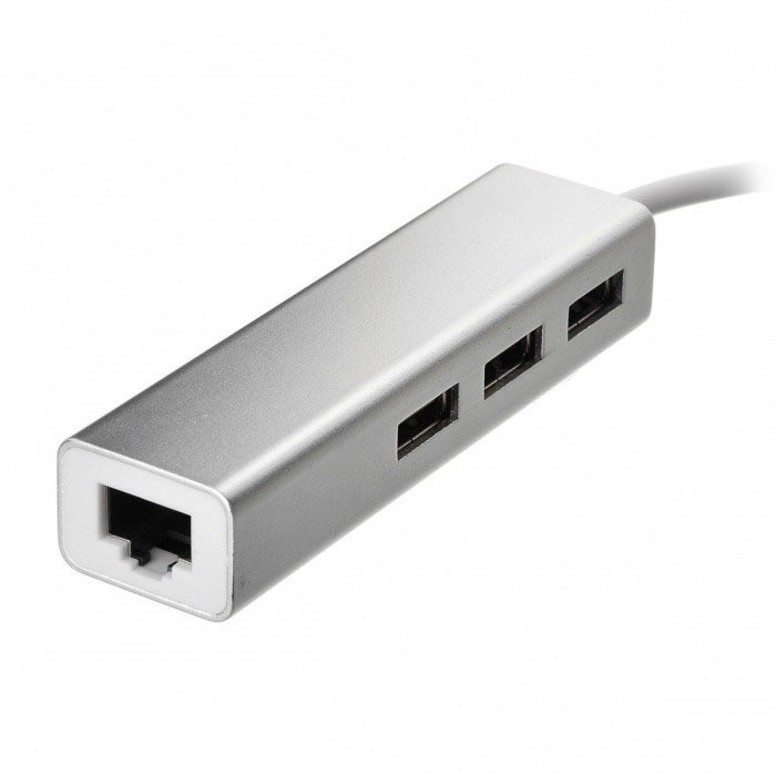 Bộ Chuyển Đổi USB 2.0 Sang Cổng Mạng Lan RJ45 Mở Rộng Thêm 3 Cổng USB 2.0