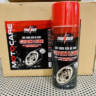 Dưỡng Sên - Bôi Trơn Sên Xe Máy Thunder Chain Lube 400ML - Made in VietNam - Công Ty Nano Williams