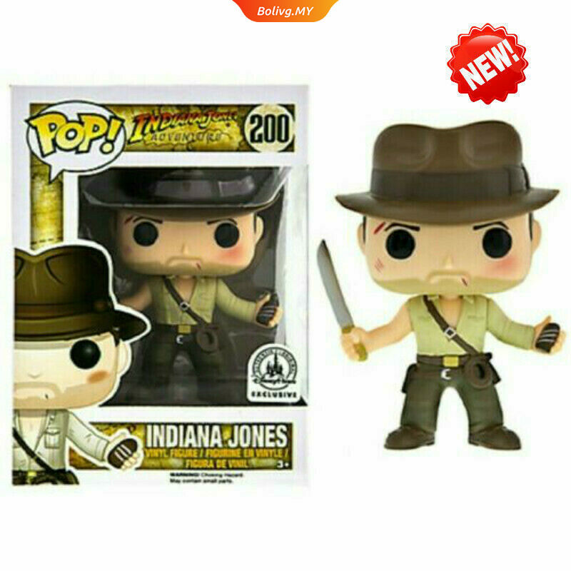 FUNKO POP! Funko Pop Mô Hình Nhân Vật Raiders Of The Lost Ark Indiana Jones # 199 # 200