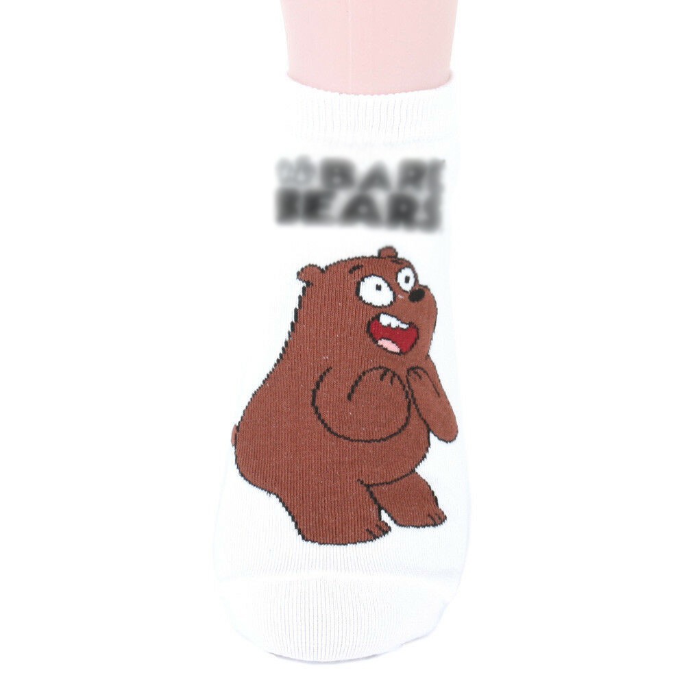 Vớ tất ngắn cổ hình anh em gấu bare bear Chúng tôi đơn giản là gấu