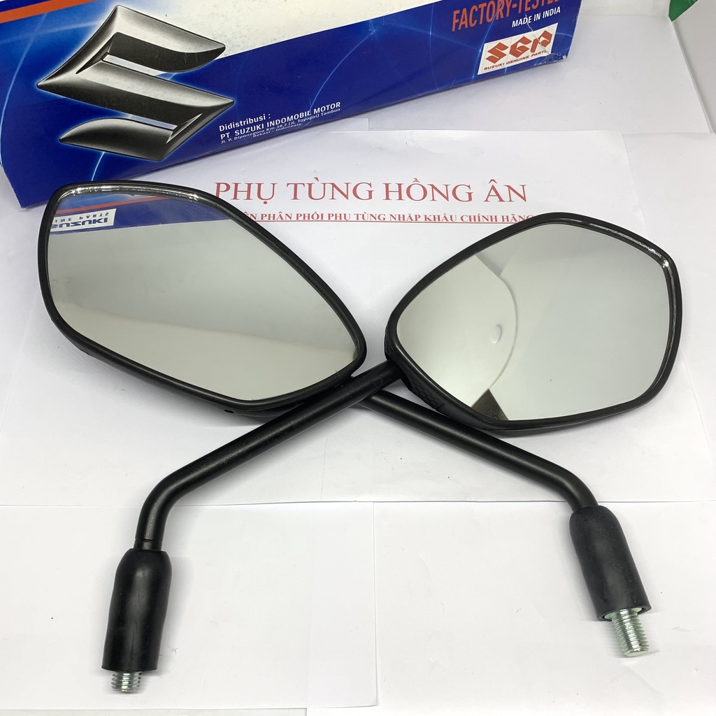 Kiếng chiếu hậu (Gương chiếu hậu) Raider Fi, Satria Fi, Bandit 150 nhập khẩu chính hãng Suzuki Indonesia - PT HỒNG ÂN